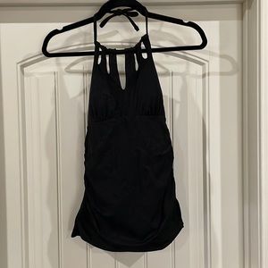 NEW - Apt 9 women’s black cut out high neck tankini (Size Small)